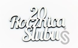 20 rocznica ślubu biały