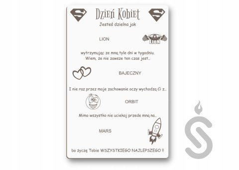 Personalizowana Tabliczka bon na batony Prezent Personalizowana Tabliczka bon na batony Prezent