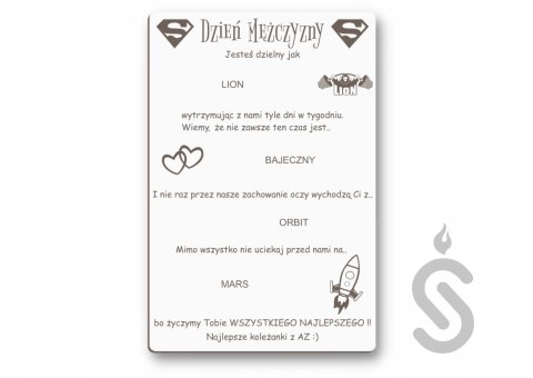 Personalizowana Tabliczka bon na batony Prezent Personalizowana Tabliczka bon na batony Prezent