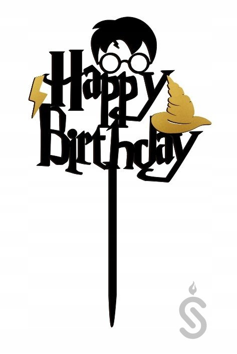Topper dekoracyjny HARRY POTTER Happy Birthday