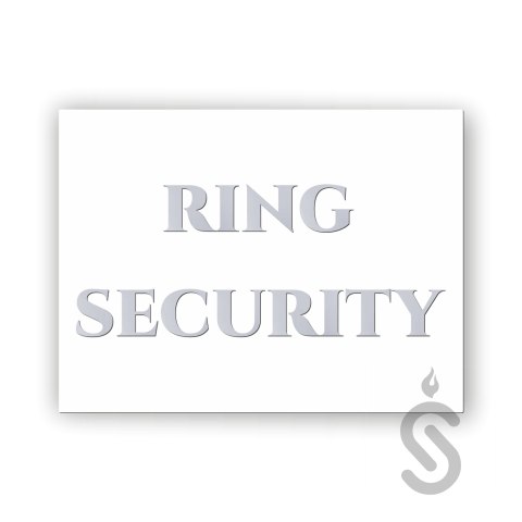Ring Security - Tablica weselna Ring Security - Tablica weselna
