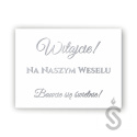 Hurt - Witajcie na naszym weselu - Bawcie się świetnie! - Tablica weselna