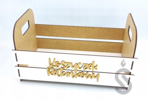 Koszyczek ratunkowy złoty napis ślub wesele Koszyczek ratunkowy złoty napis ślub wesele