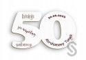 MAGNES dla gości 50 urodziny PERSONALIZOWANY