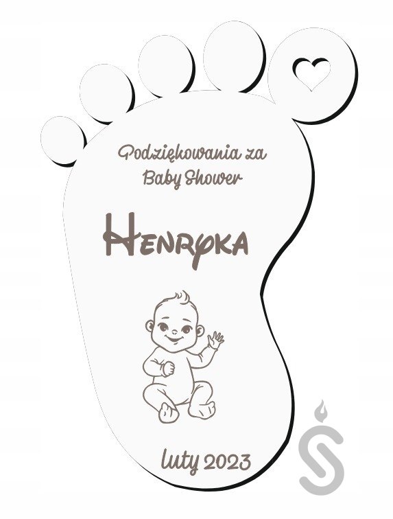 MAGNES podziękowania dla gości Baby Shower