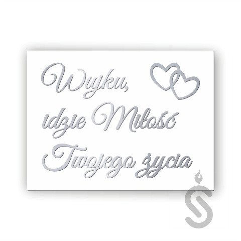 Wujku, idzie miłość Twojego życia - Tablica weselna Wujku, idzie miłość Twojego życia - Tablica weselna