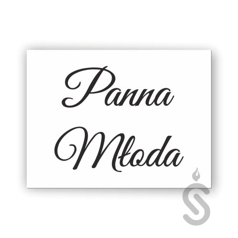 Hurt - Tablica weselna - Panna Młoda Hurt - Tablica weselna - Panna Młoda
