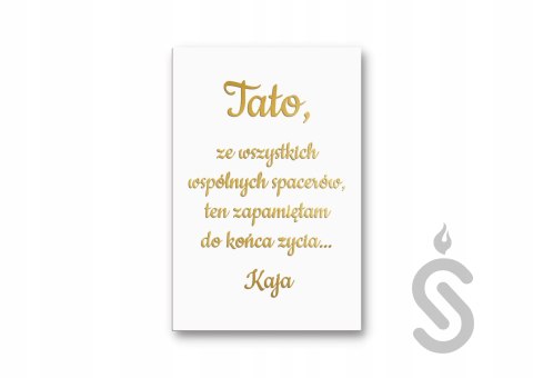 Tablica weselna pionowa Tato... personalizowana Tablica weselna pionowa Tato... personalizowana