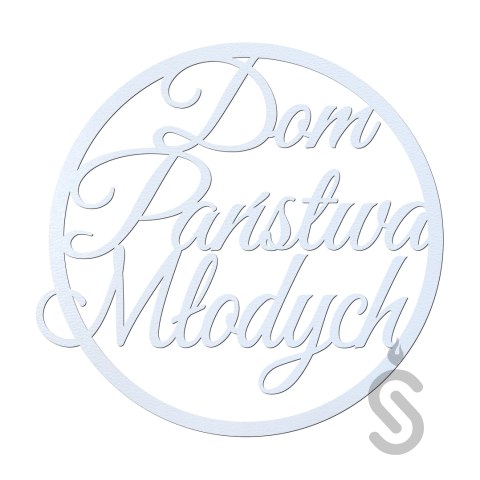 Dom Państwa Młodych - Dekoracyjna obręcz ślubna / weselna Dom Państwa Młodych - Dekoracyjna obręcz ślubna / weselna
