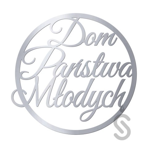 Dom Państwa Młodych - Dekoracyjna obręcz ślubna / weselna Dom Państwa Młodych - Dekoracyjna obręcz ślubna / weselna