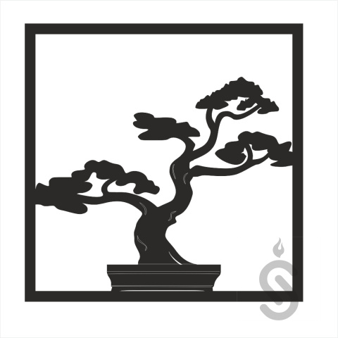 Bonsai kwadrat - Baza pod Chrobotek Bonsai kwadrat - Baza pod Chrobotek