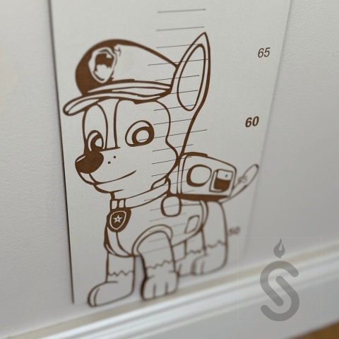 Paw Patrol - Drewniana miarka wzrostu dla dzieci Grow Story Paw Patrol - Drewniana miarka wzrostu dla dzieci Grow Story
