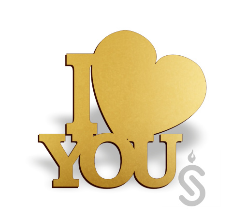 I Love You - Napis Dekoracyjny I Love You - Napis Dekoracyjny