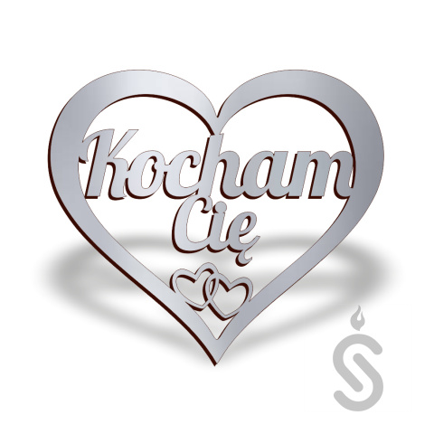 Kocham Cię serce - Napis Dekoracyjny Kocham Cię serce - Napis Dekoracyjny