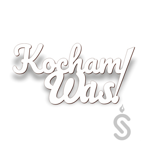 Kocham Was! - Napis Dekoracyjny Kocham Was! - Napis Dekoracyjny