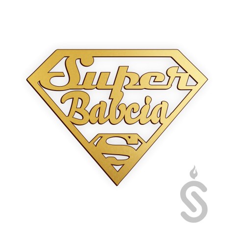 Super Babcia - Napis Dekoracyjny