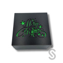 Merry Christmas box 3 czarny