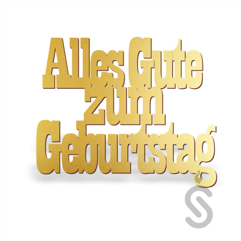 Alles Gute zum Geburtstag - Napis Dekoracyjny Alles Gute zum Geburtstag - Napis Dekoracyjny