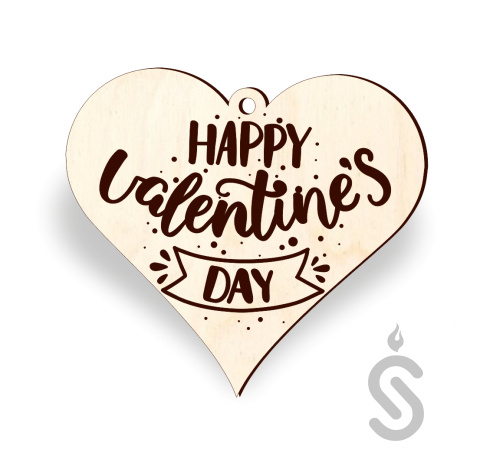 Happy Valentines Day serce - Napis Dekoracyjny Happy Valentines Day serce - Napis Dekoracyjny