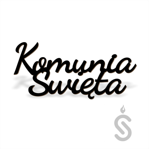 Komunia Święta - Napis dekoracyjny Komunia Święta - Napis dekoracyjny