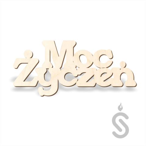 Moc Życzeń - Napis dekoracyjny Moc Życzeń - Napis dekoracyjny