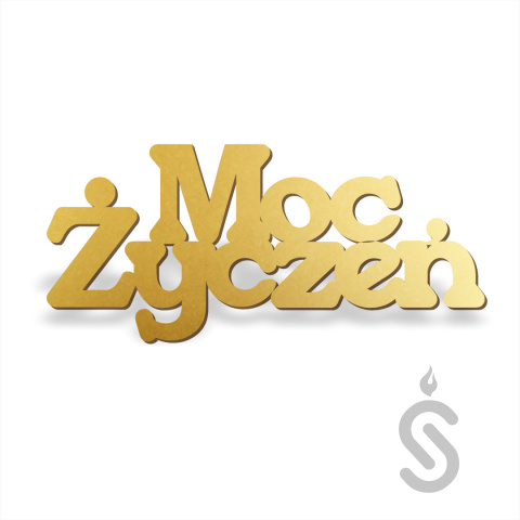 Moc Życzeń - Napis dekoracyjny Moc Życzeń - Napis dekoracyjny