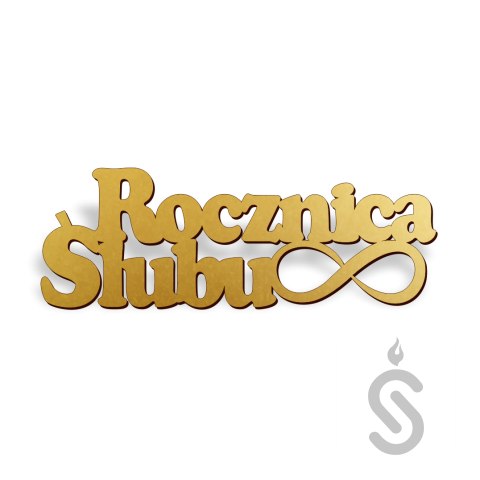 Rocznica Ślubu v2 - Napis Dekoracyjny Rocznica Ślubu v2 - Napis Dekoracyjny