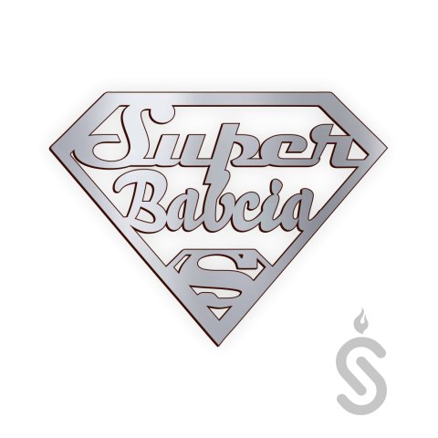 Super Babcia - Napis Dekoracyjny Super Babcia - Napis Dekoracyjny