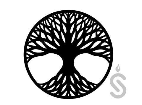Drzewo tribal v1 - Dekoracja ścienna Drzewo tribal v1 - Dekoracja ścienna