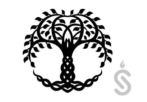 Drzewo tribal v2 - Dekoracja ścienna Drzewo tribal v2 - Dekoracja ścienna