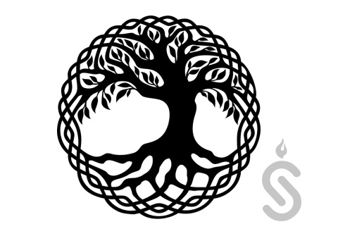 Drzewo tribal v3 - Dekoracja ścienna Drzewo tribal v3 - Dekoracja ścienna