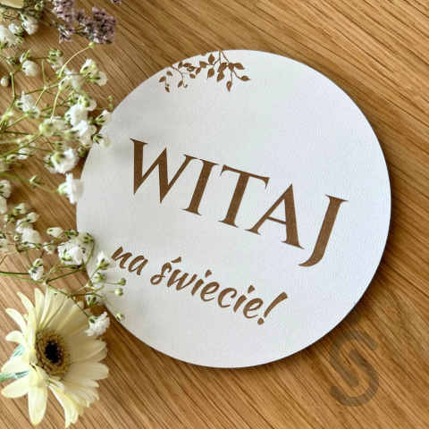 Miesiące słownie - Drewniane tabliczki do zdjęć - 14 szt. Miesiące słownie - Drewniane tabliczki do zdjęć - 14 szt.
