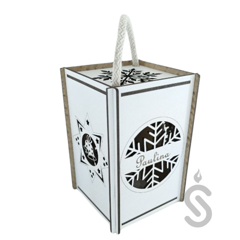 Lampion na Roraty Adwentowy Personalizowany LED na baterie świąteczne wzory Lampion na Roraty Adwentowy Personalizowany LED na baterie świąteczne wzory