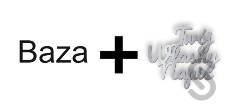 Personalizowany napis do baz pod chrobotka Personalizowany napis do baz pod chrobotka